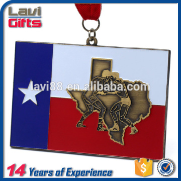 Souvenir metal sports medal with custom logo