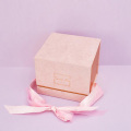 Velvet Small Packaging Custom Magnetic Gift Box Ribbon