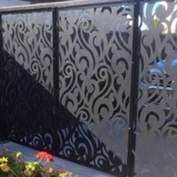 Customized Laser Cut Outdoor Metal Screen