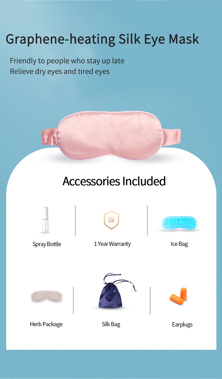 Good price eye cover with heating function good sleeping heating eye covers