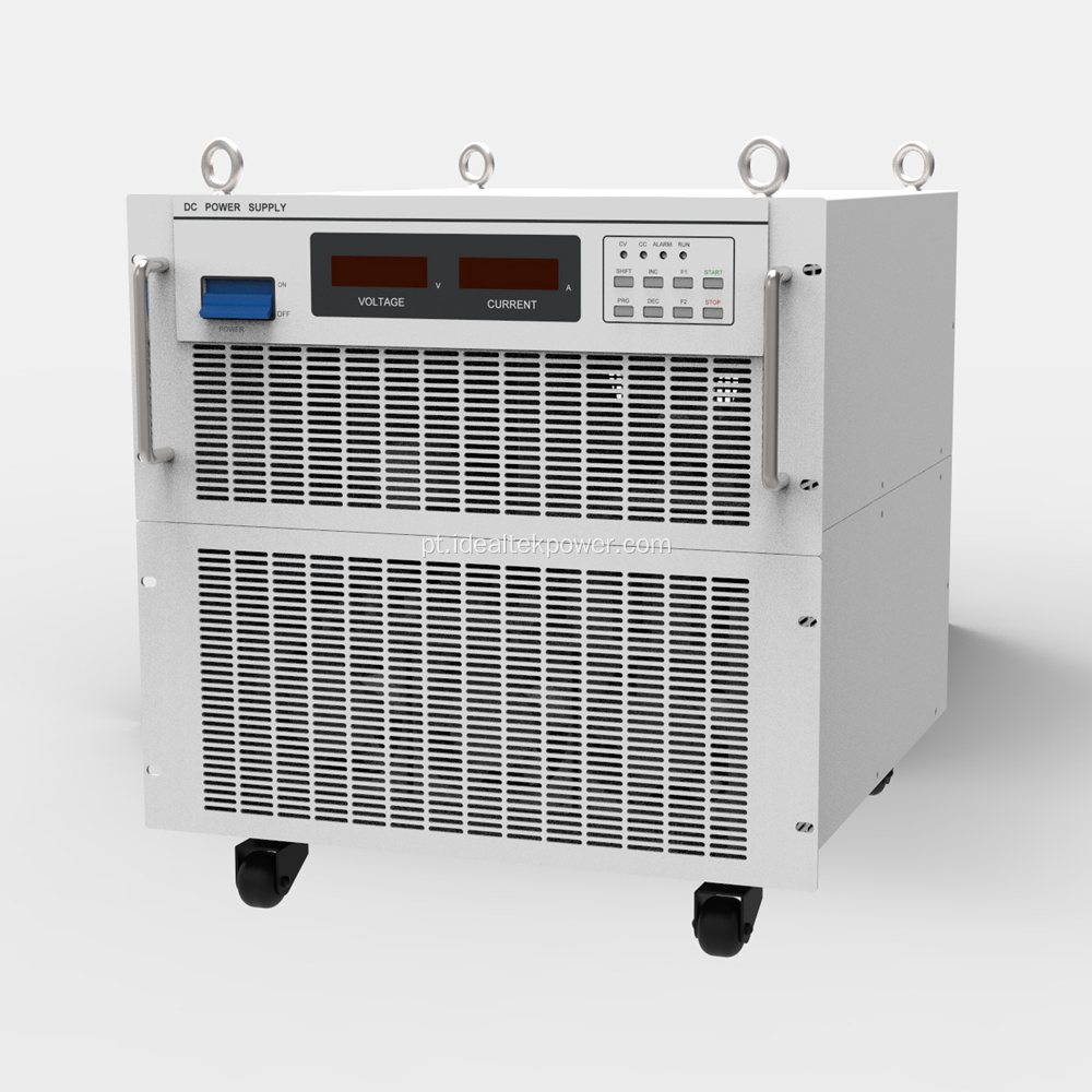 Teste de motor de fonte de alimentação DC com unidade reversa