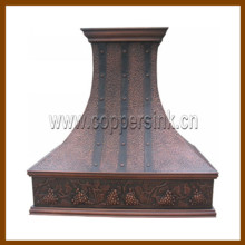 Kitchen copper hood Brown Color