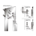 Sistema di porta in vetro oscillante OEM