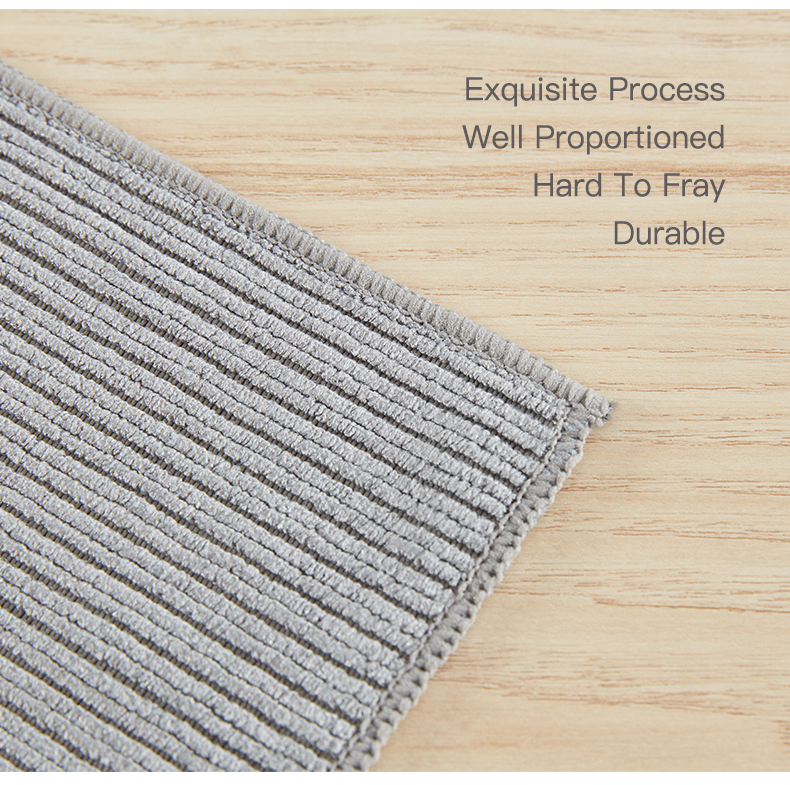 microfiber stripe texture towel