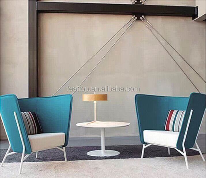 Καυτές πωλήσεις σύγχρονο design living lounge καρέκλα με ξύλινα πόδια πυκνότητα μαλακό κάθισμα καρέκλα