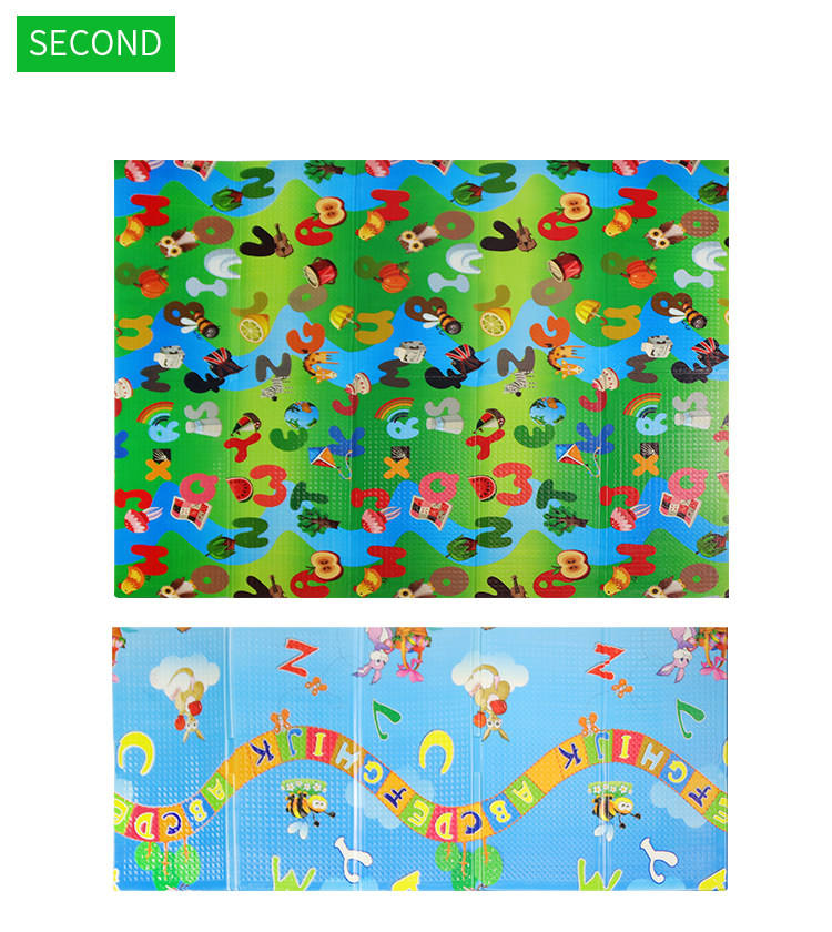 Atividade ecológica da FOAM XPE Baby Crawling Play Gym Mat dobrável