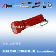 LED Plastic cheap rechargeable flashlight