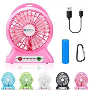 USB Rechargeable Portable Mini Fan with Flash Light