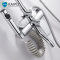 4-Function Bathroom Exposed Shower Faucet Set