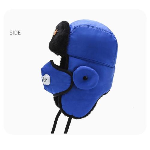 Children outdoor lei feng hat warm ski hat