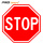 hi vis reflective aluminum stop sign