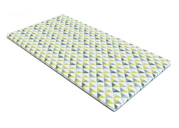 Memory Foam Roll Lounger Triangles Pattern