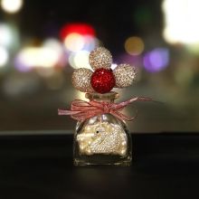 Diamond-Studded Balloon Ornaments for Car Interior Decorations