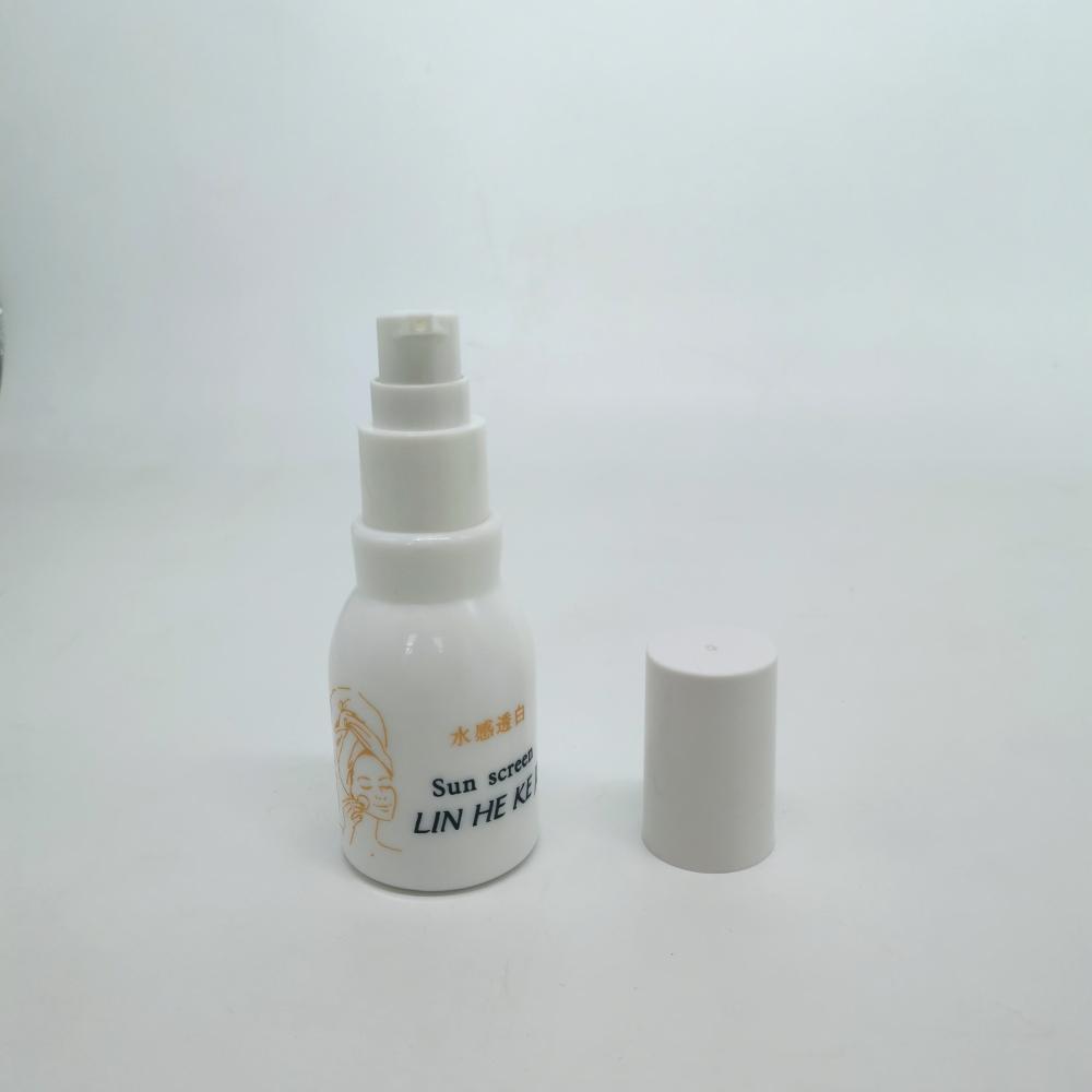 Opal Glass Bottle For Organic Cosmetics Skincare Packaging