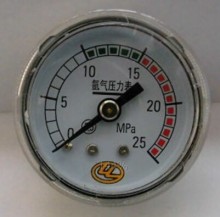 plastic barometer with center back connection