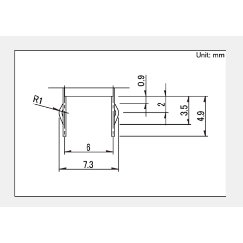 Spun series push switch