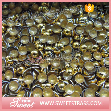 factory supply 3mm gold hotfix studs