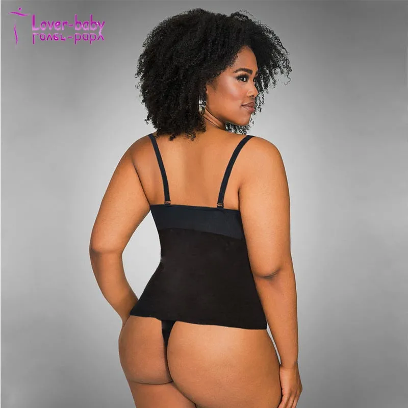 Newly in Stock Black Nylon Spandex Slimming Bodysuit Thong Body Shapers