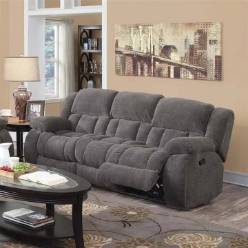 3 Seaters Fabric Reclining Sofa