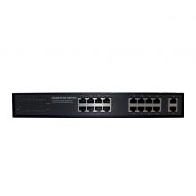 16Ports Ethernet POE Switch 2PON For FTTH