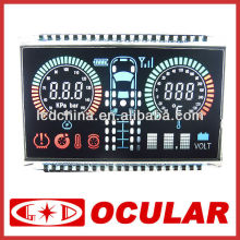 Segment LCD Display for Car Dashboard