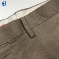 Good quality Khaki slim suit trousers for men