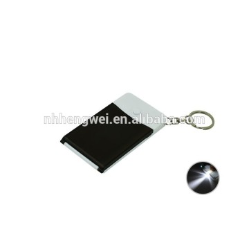 LED keychain light with glass Wipe cloth