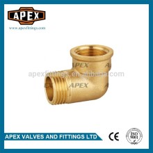 APEX Brass Equal Male And Female elbow 90