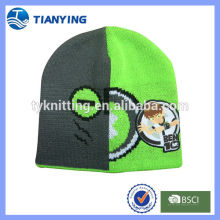 jacquard and applique knitting patterns boys beanie