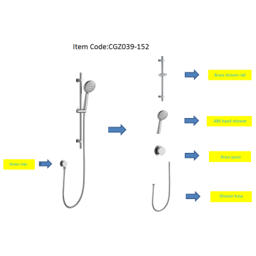 Nuovo design comodo set doccia