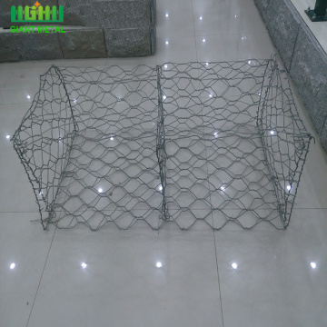 Galvanized iron wire mesh gabion with CE-certificate