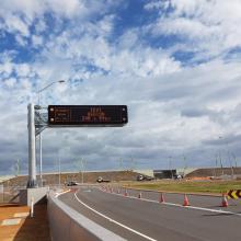 Variable Message Sign P25mm: Full Color Dynamic Traffic Display EN12966