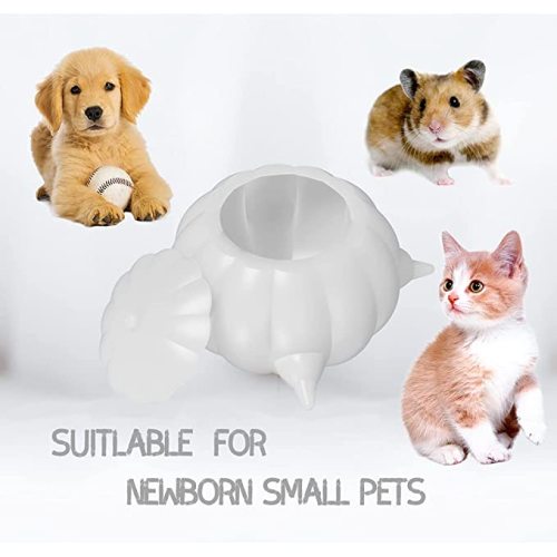 Susu Binatang Makan Mangkuk Silicone Pets Feeder Susu