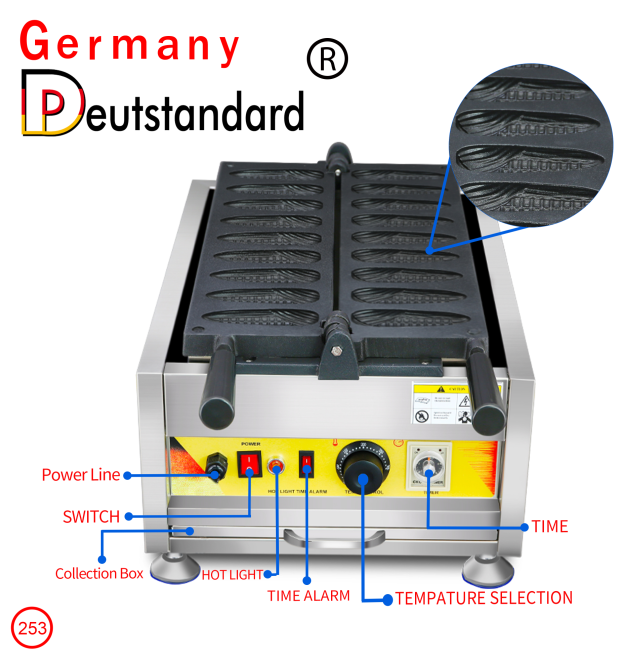 corn shape waffle machine