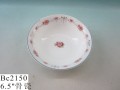 6" tigela de cereal de porcelana de ossos