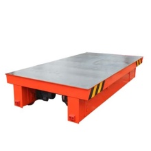 40 Ton Heavy Duty Electric Pallet Truck - Industrial Trackless Flatbed Transporter