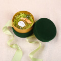 Velvet Small Round Box for Honey Bottle Packaging