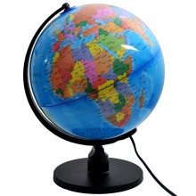 World 25cm Magnetic Levitation Floating Globe with LED Light: A Creative Spanish Table Decor Gift