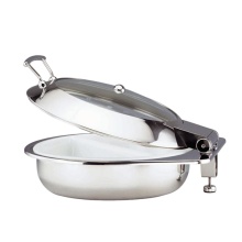 Professional Catering Restaurant Round Chafer Electric Roll Top Chafing Dish