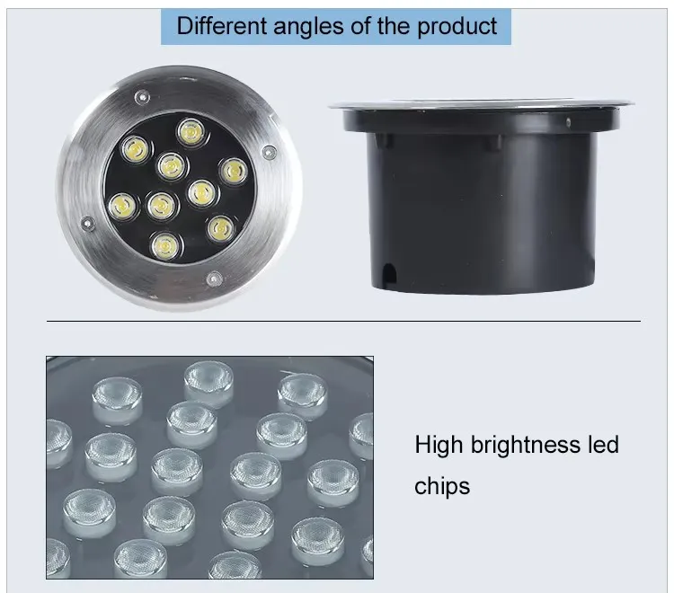 Colorful RGB Underground LED Lighting with Remote Control