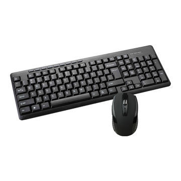 2.4GHz Wireless Slim Keyboard and Mouse Combo, 10m Working DistanceNew
