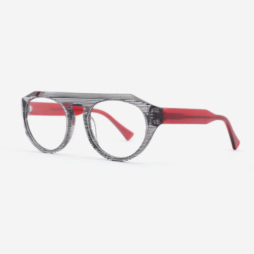 Pilot Bevelling Acetate Men's Optical Frames