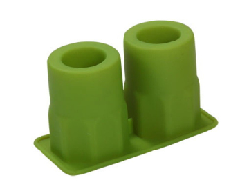 Silicone Kitchenware Ice Tray Twin-Muffin Ice Shot