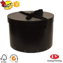 Caixa de embalagem de chapéu personalizado de luxo com tampa