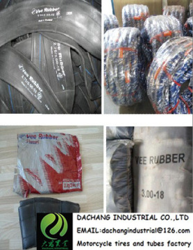 Motorcycle tire with tube VEE RUBBER MUD grip