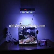 marine aquarium used dimmable led aquarium light, corals and reef growing aquarium light