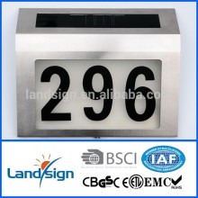 high brightness solar house number sign light solar floor/stairs lights