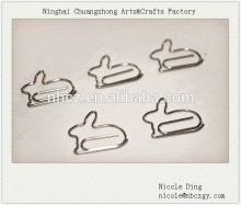 Rabbit Metal Paper Clips,Cotton Tail Paper Clips