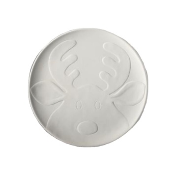 Kids Creative Gifts DIY Painting Set Unpainted Ceramic Bisque Plate