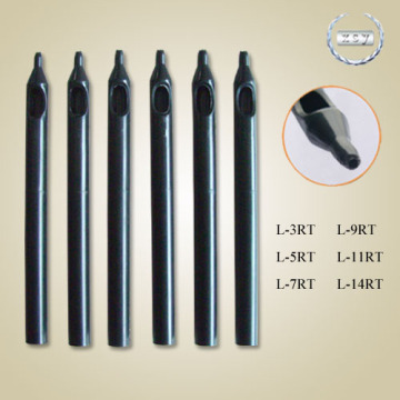 Longer Dispensable round Tattoo Tips(Black)